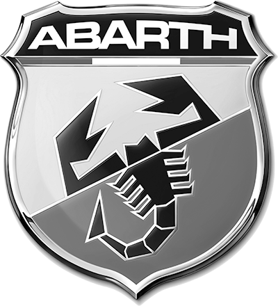 Abarth logo weiß