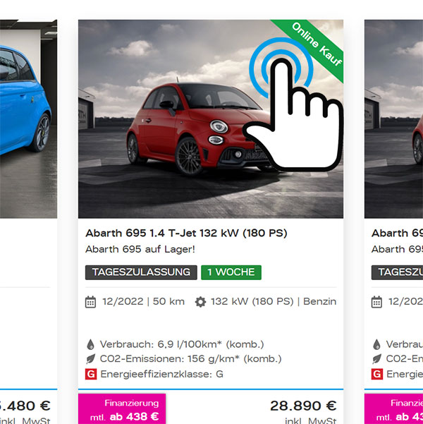 Gute-Mobile | Online Kauf: Fiat, Hyundai, Toyota, Jeep, Alfa Romeo, Abarth